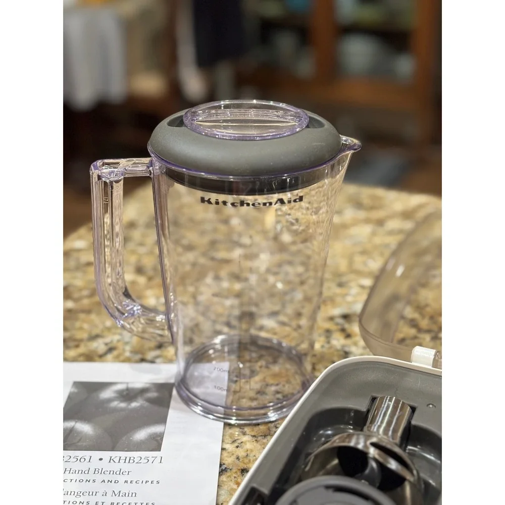 KitchenAid KHB2561 5-Speed Hand Blender System – Complete • NWOT • Original Case